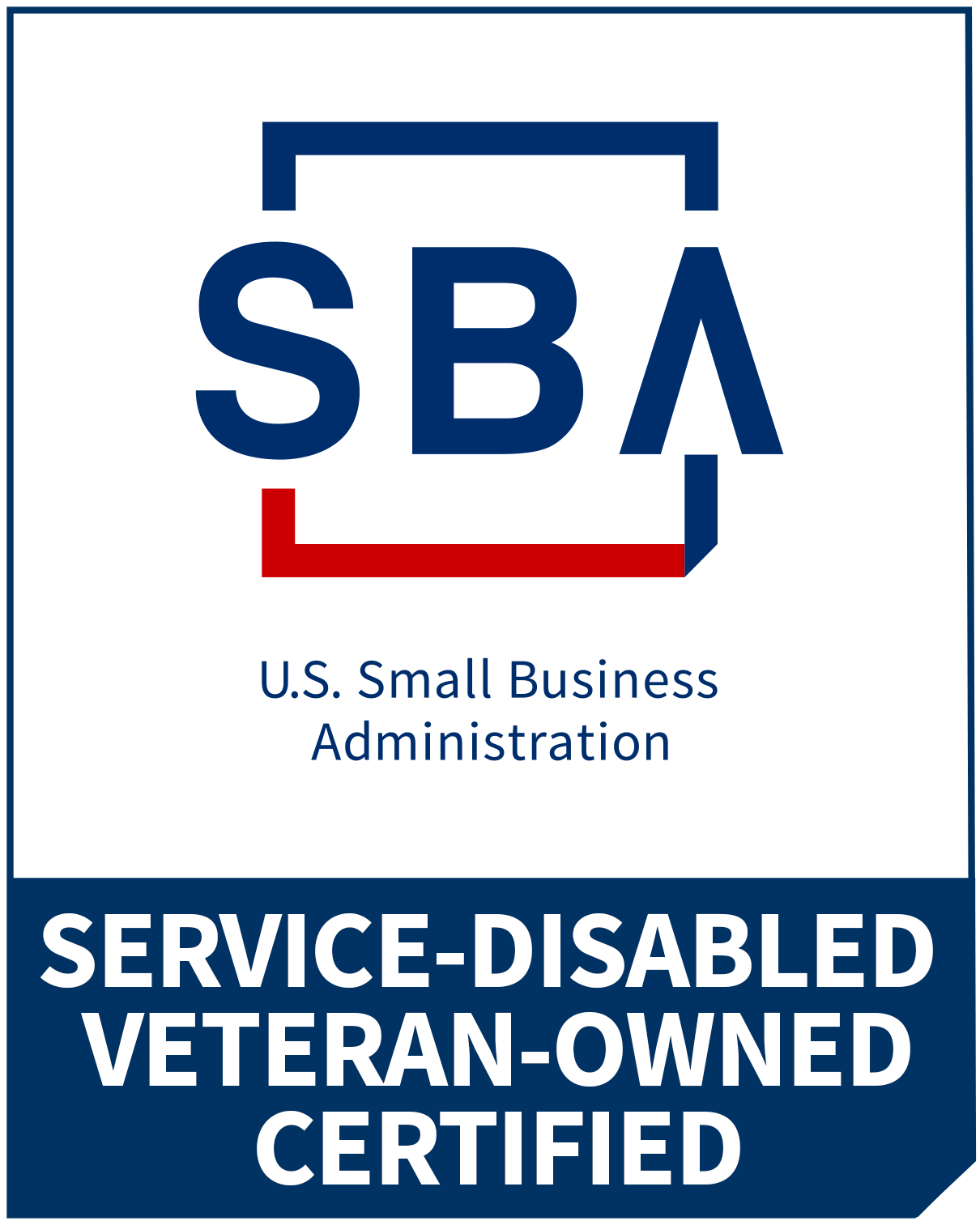 SBA certified service-disabled veteran-owned business