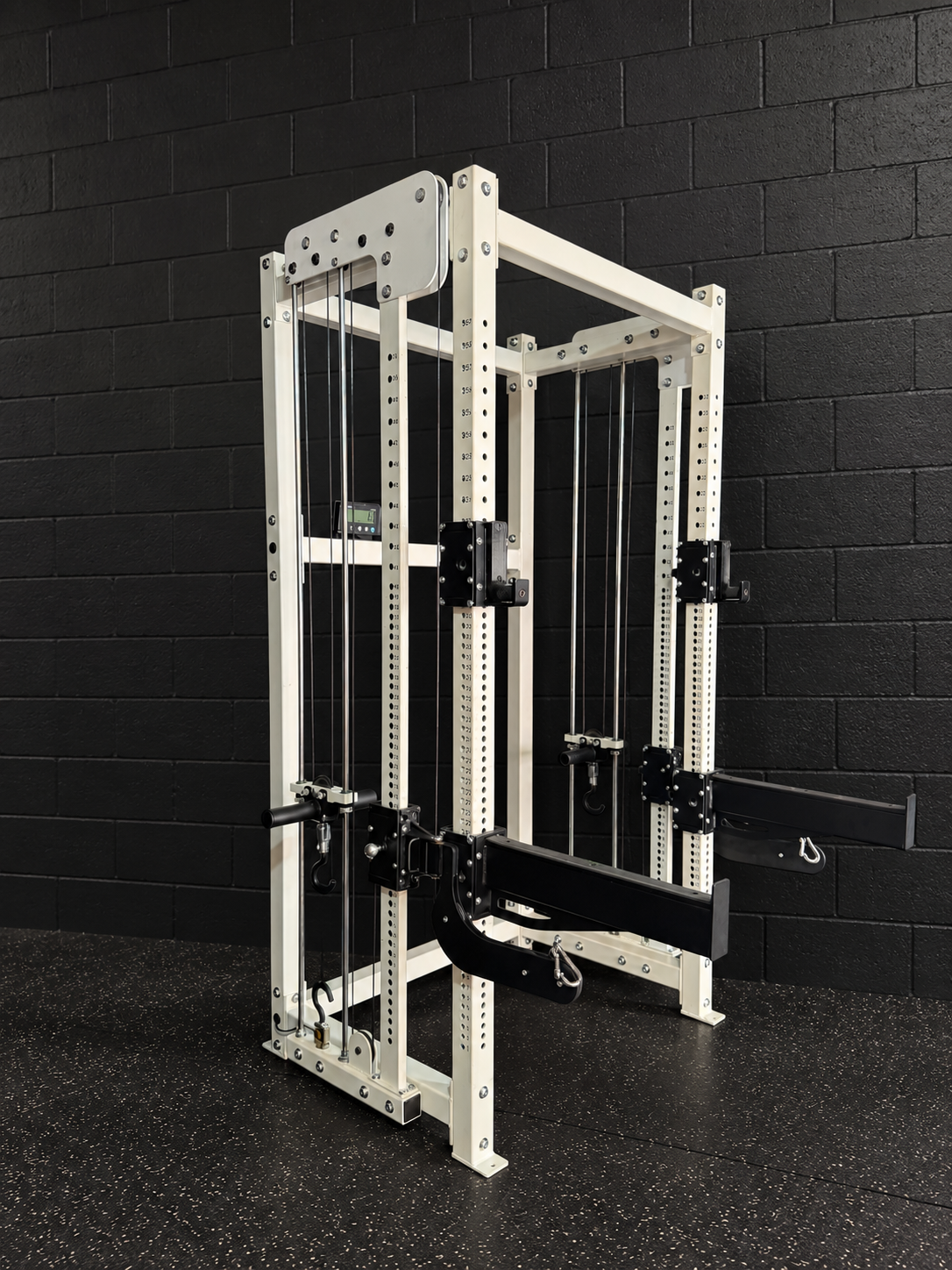 Squat setup 1 on the PowerCurve strength system