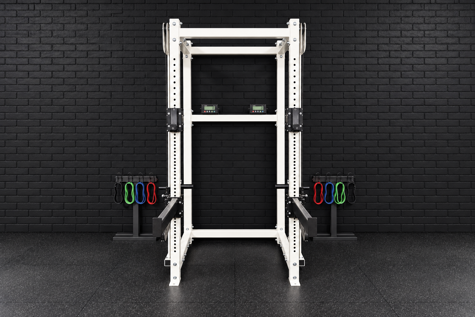 Front view of the complete PowerCurve rack